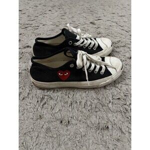 Comme des Garcons PLAY x Converse Jack Purcell Low Top Sneakers Women'7 Men 5.5